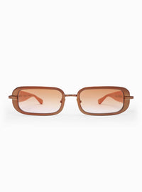 Aperçu Eyewear Women's Emna Sunglasses in red onyx - women's accessory - detail view