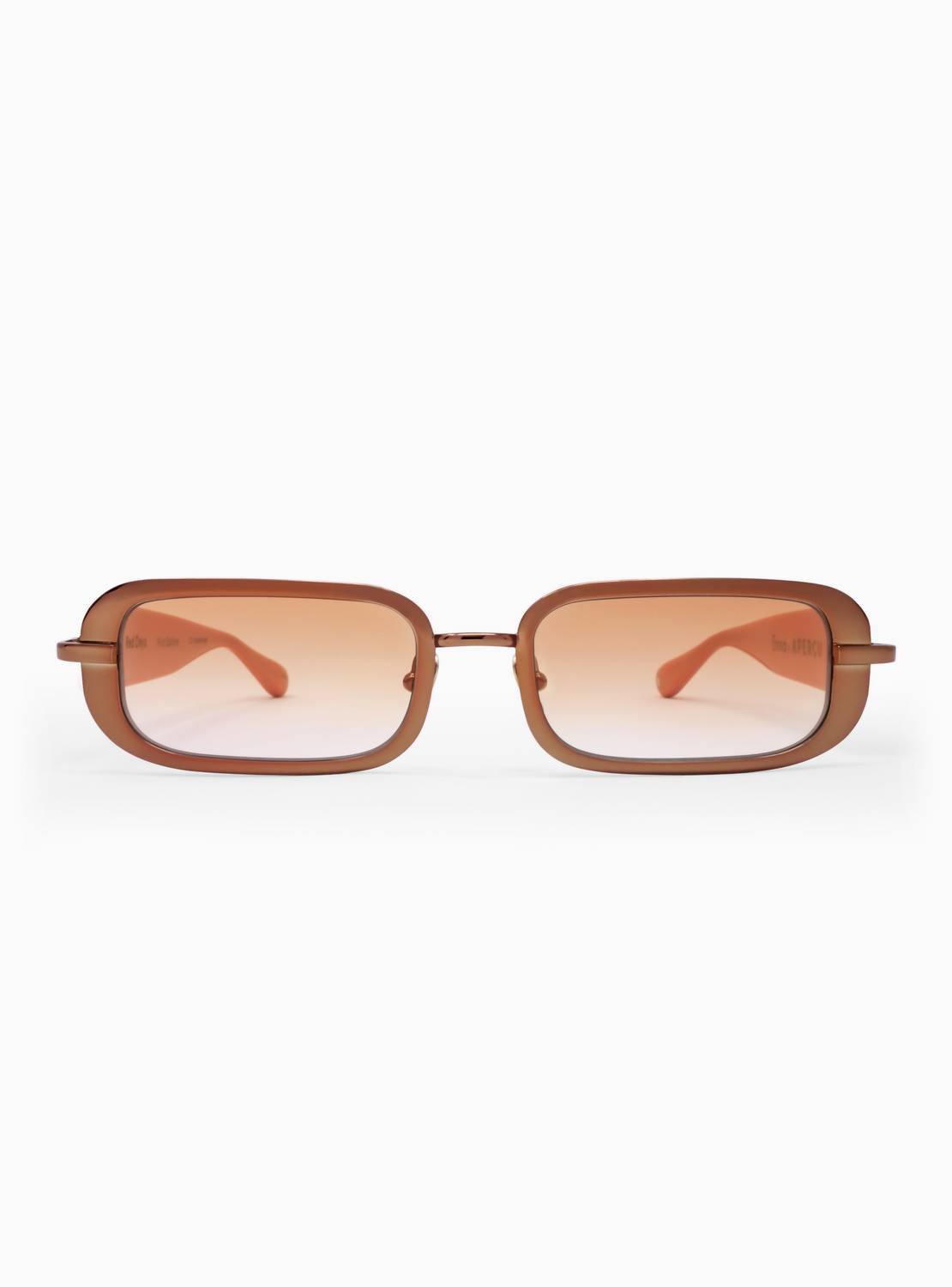 Aperçu Eyewear Women's Emna Sunglasses in red onyx - women's accessory - detail view