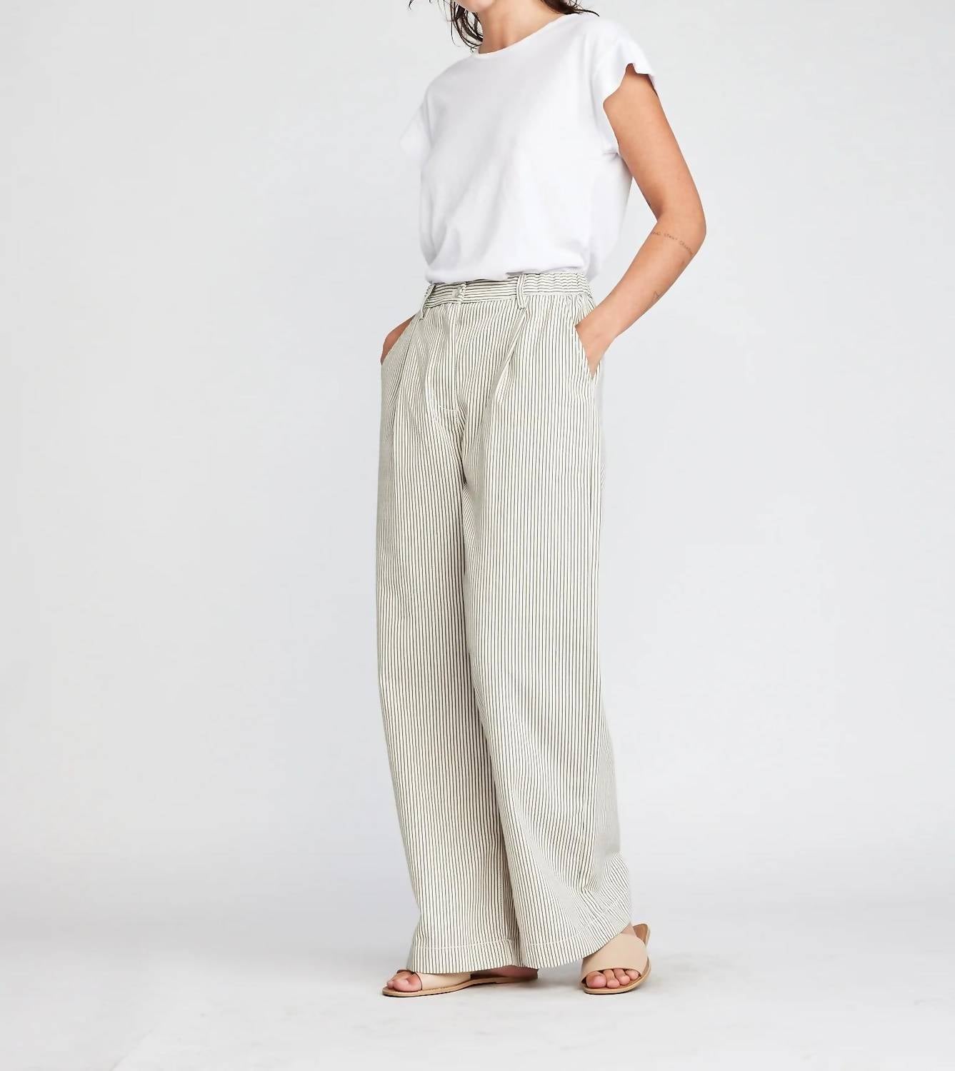 Self Contrast - Caroline Wide Leg Pants