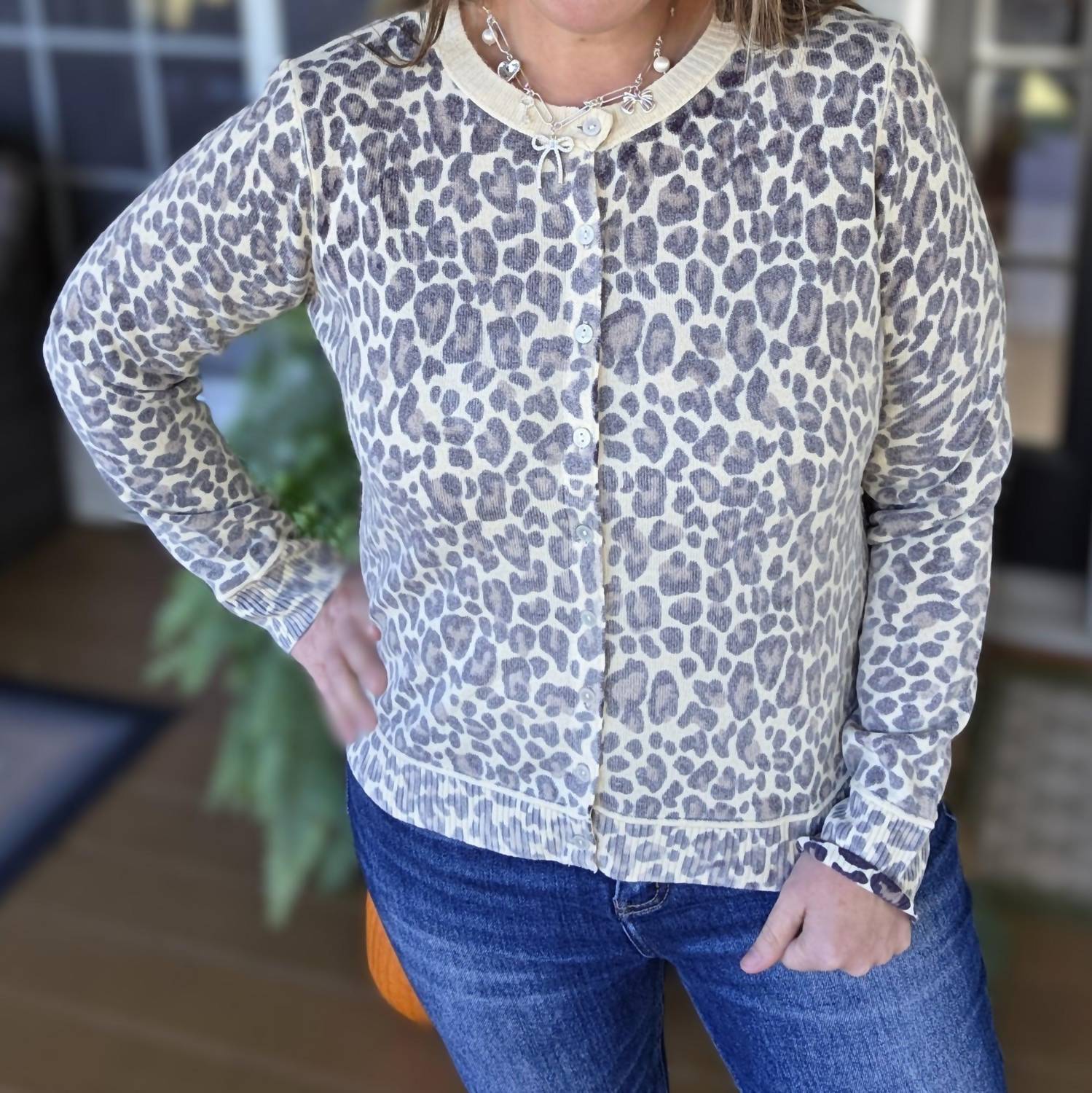 Staccato - Inside Out Button Down Light Weight Cardigan