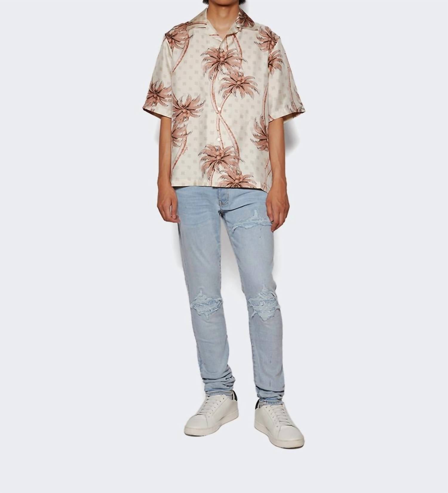 Amiri - Mx1 Bandana Jacquard Jeans
