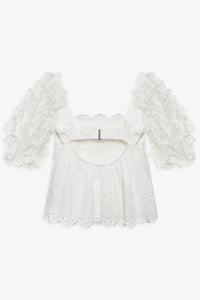Lil Lemons By For Love And Lemons - Daisy Eyelet Top