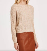 Another Love - Sari Sparkle Cable Knit Sweater