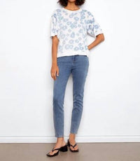 Charlie B - Reversible Short Sleeve Printed Sweater