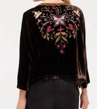 Johnny Was - Velvet Floral Bolero