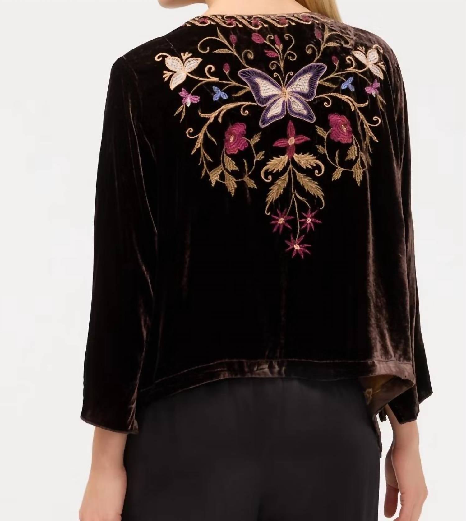 Johnny Was - Velvet Floral Bolero