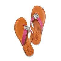 Brighton Women's Aster Thong Sandals in orchid - women's sandal - detail view