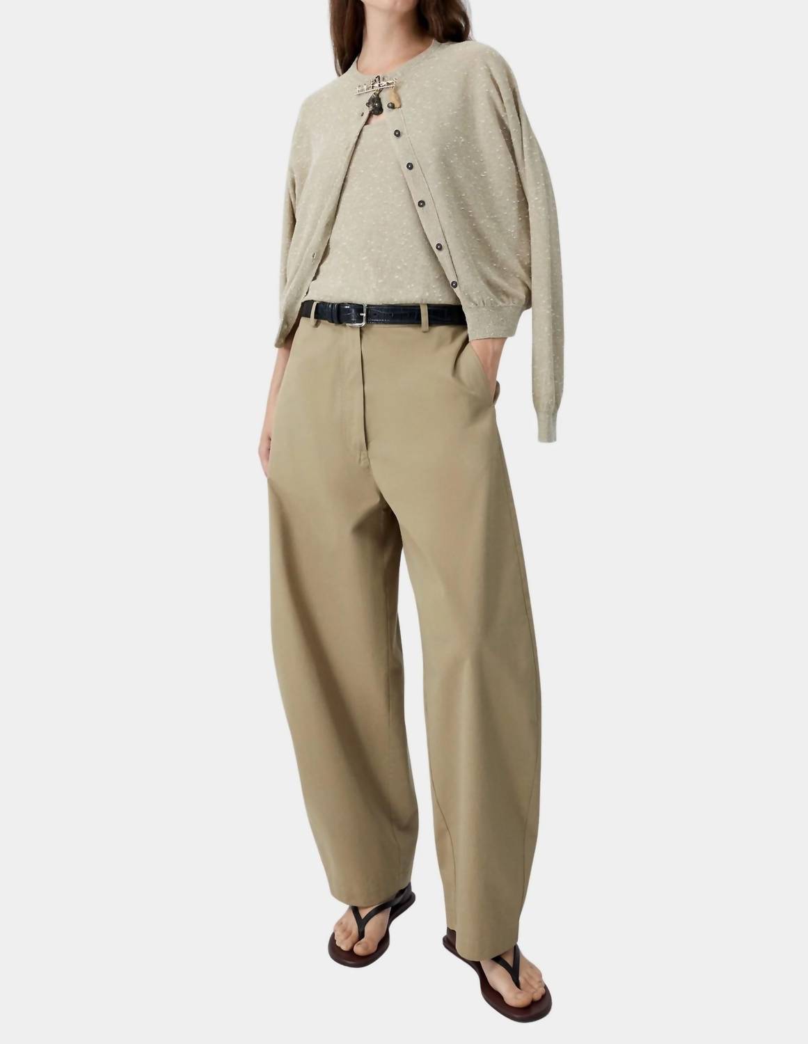 Cordera - Linen And Cotton Flecked Cardigan