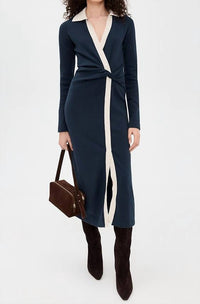 TANYA TAYLOR Ellicot Dress in maritime blue - women's dress - view 4