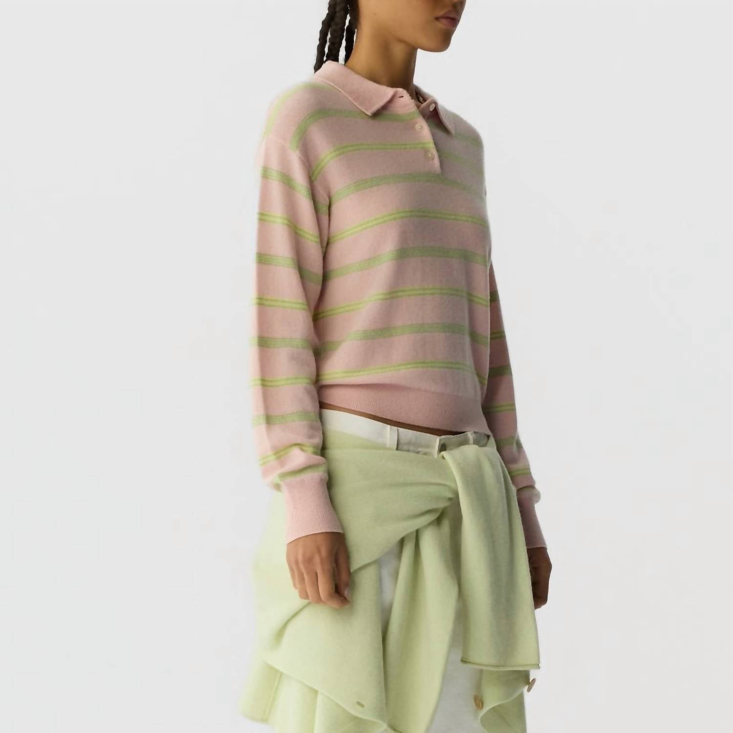 Guest In Residence - Collegiate Stripe Polo
