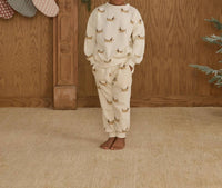 Rylee + Cru - Boys Christmas Dogs Relaxed Sweatshirt & Jogger Sweatpant Set