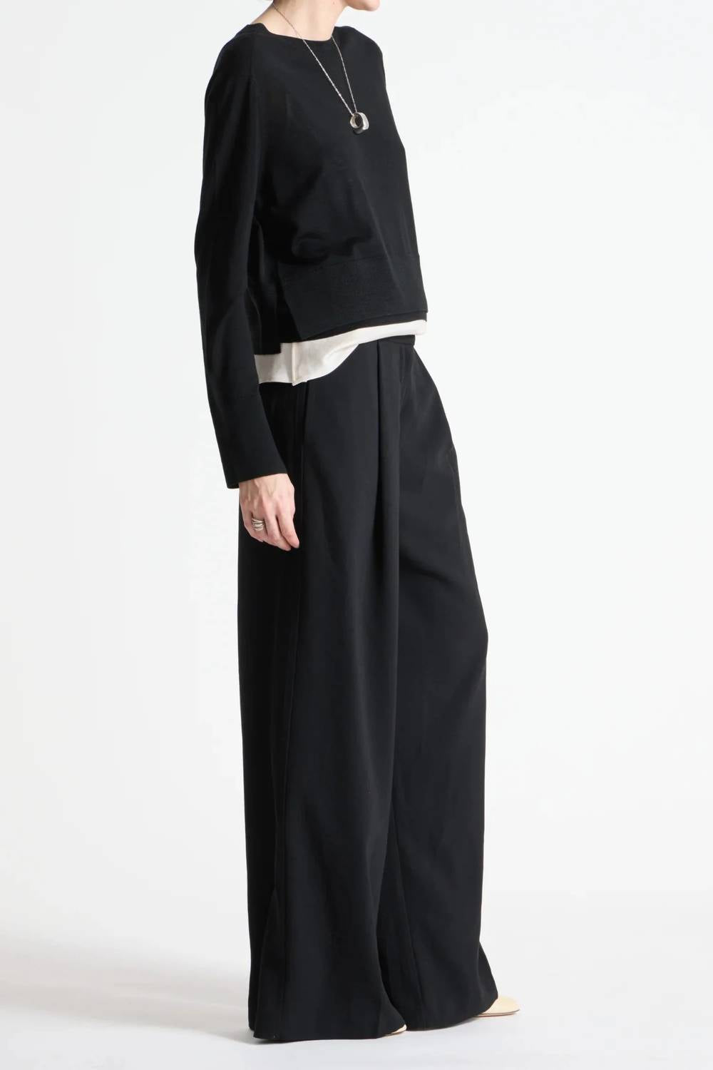 Saint Art - Neve Crepe Wide Leg Pant