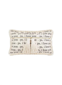 Mudpie - PS Love Dhurrie Tassel Pillow