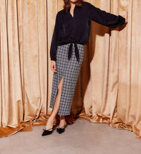 Fifteen Twenty - Scarlet Tie-front Top