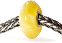 Trollbeads Women's Alabaster Bead Charm For Bracelet in yellow - women's jewelry - detail view