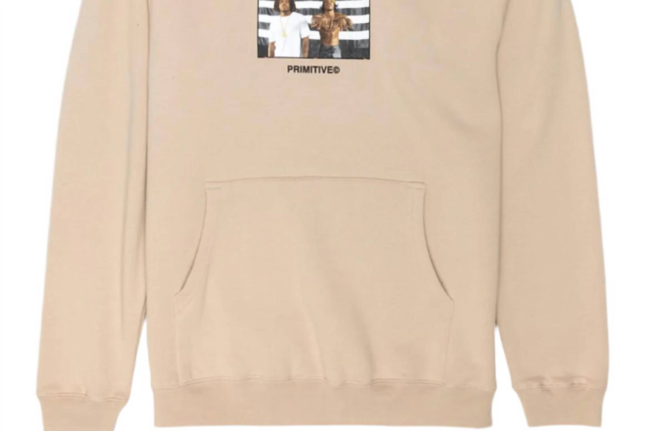 Primitive Unisex - Outkast Stripes Pullover Hoodie in sand - men's shirt