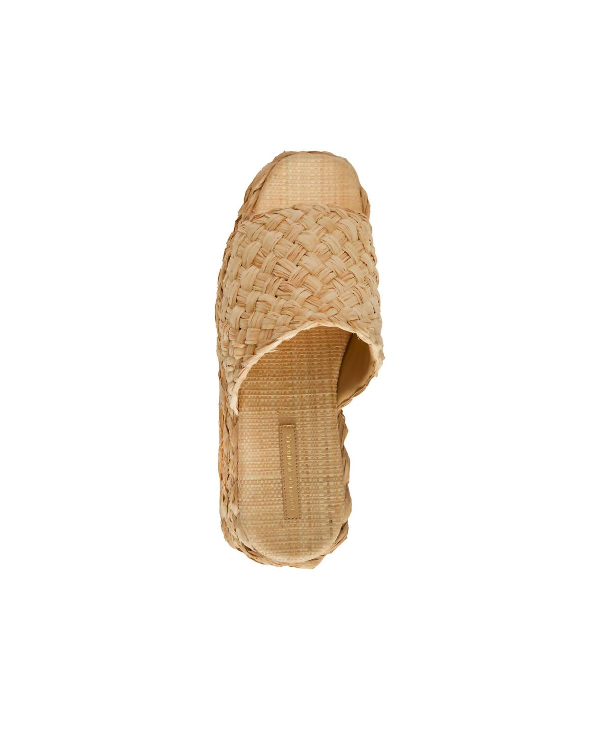 Loeffler Randall Women's Aaron Platform Raffia Mule in natural - women's shoe - alternate view