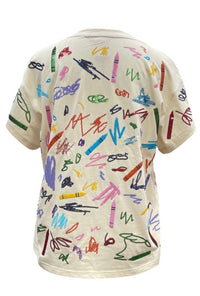 Queen Of Sparkles - Crayon Scribble Tee