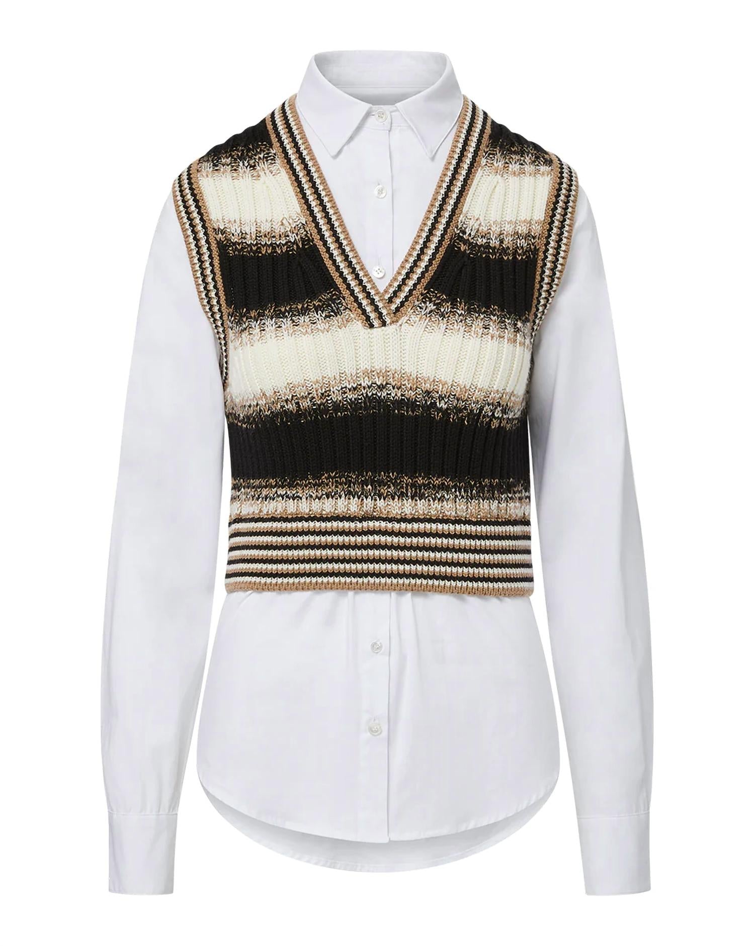 Veronica Beard - Spear Mixed Media Vest
