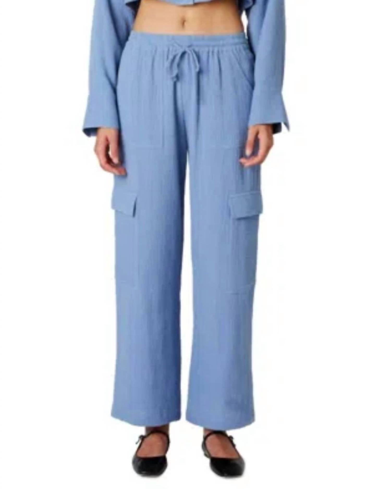 Nia - Austin Gauze Cargo Pants