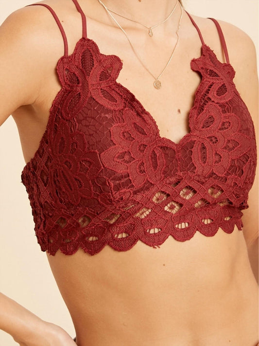 Wishlist - Scalloped Latice Bralette