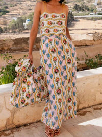 Pink City Prints - Sicily Crop Top
