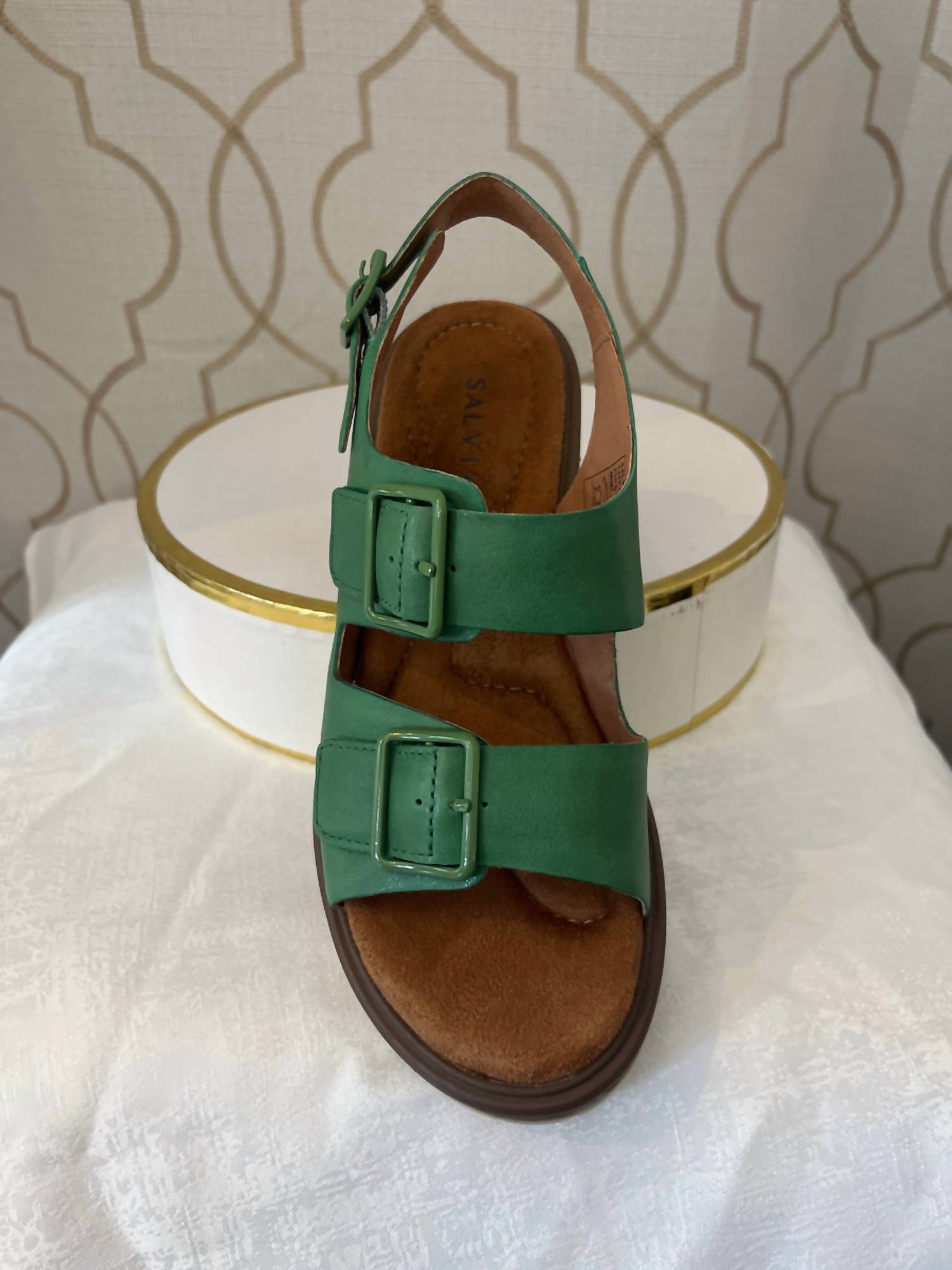 Salvia - Women's Honey Stacked Heel Sandal