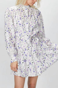 WHITE FLORAL DRESS