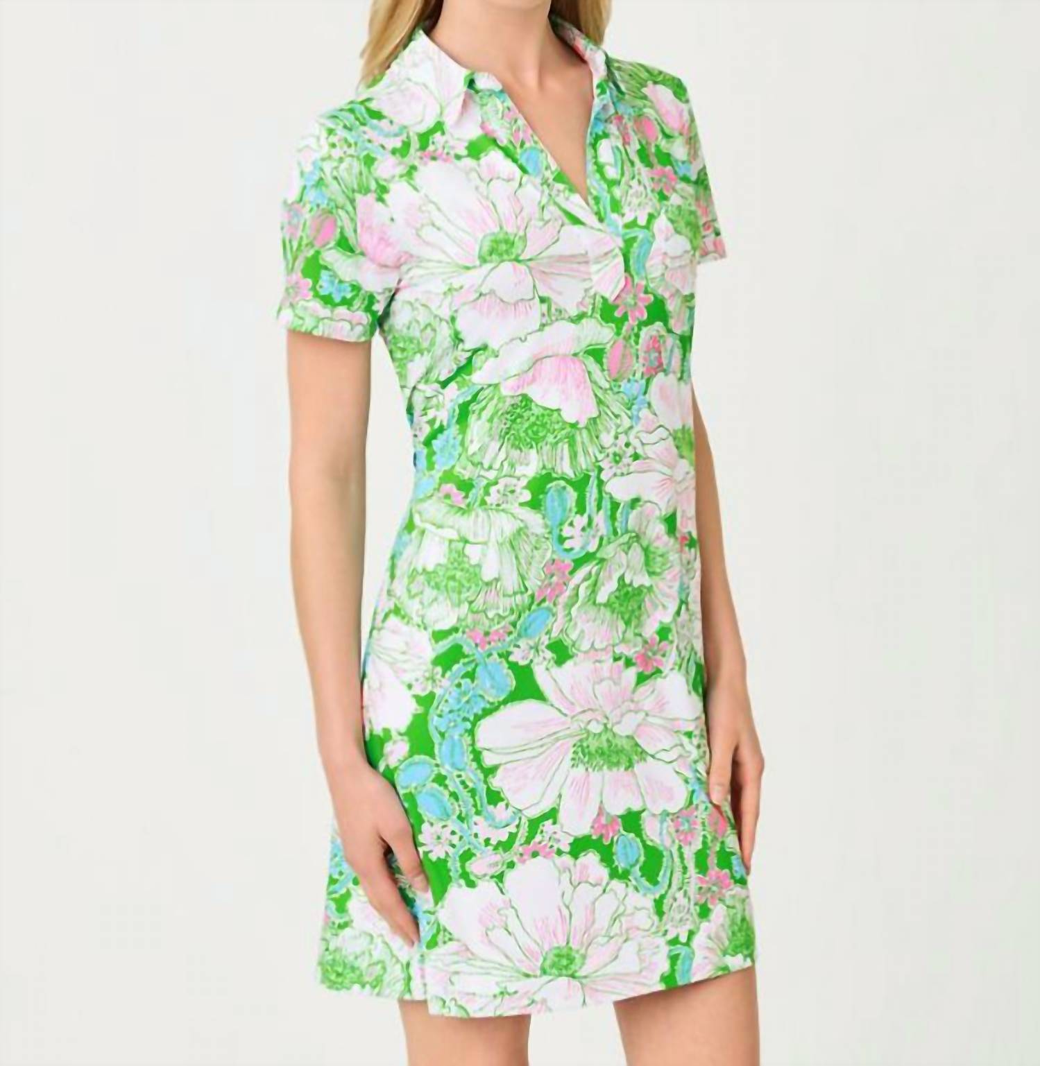Lilly Pulitzer - DUNE UPF 50+ SHORT SLEEVE DRESS