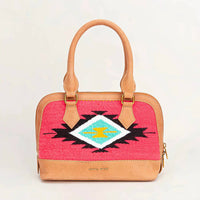 Myra Bag Women's Loyal West Suave Mini Bag in pink mix - women's bag - detail view