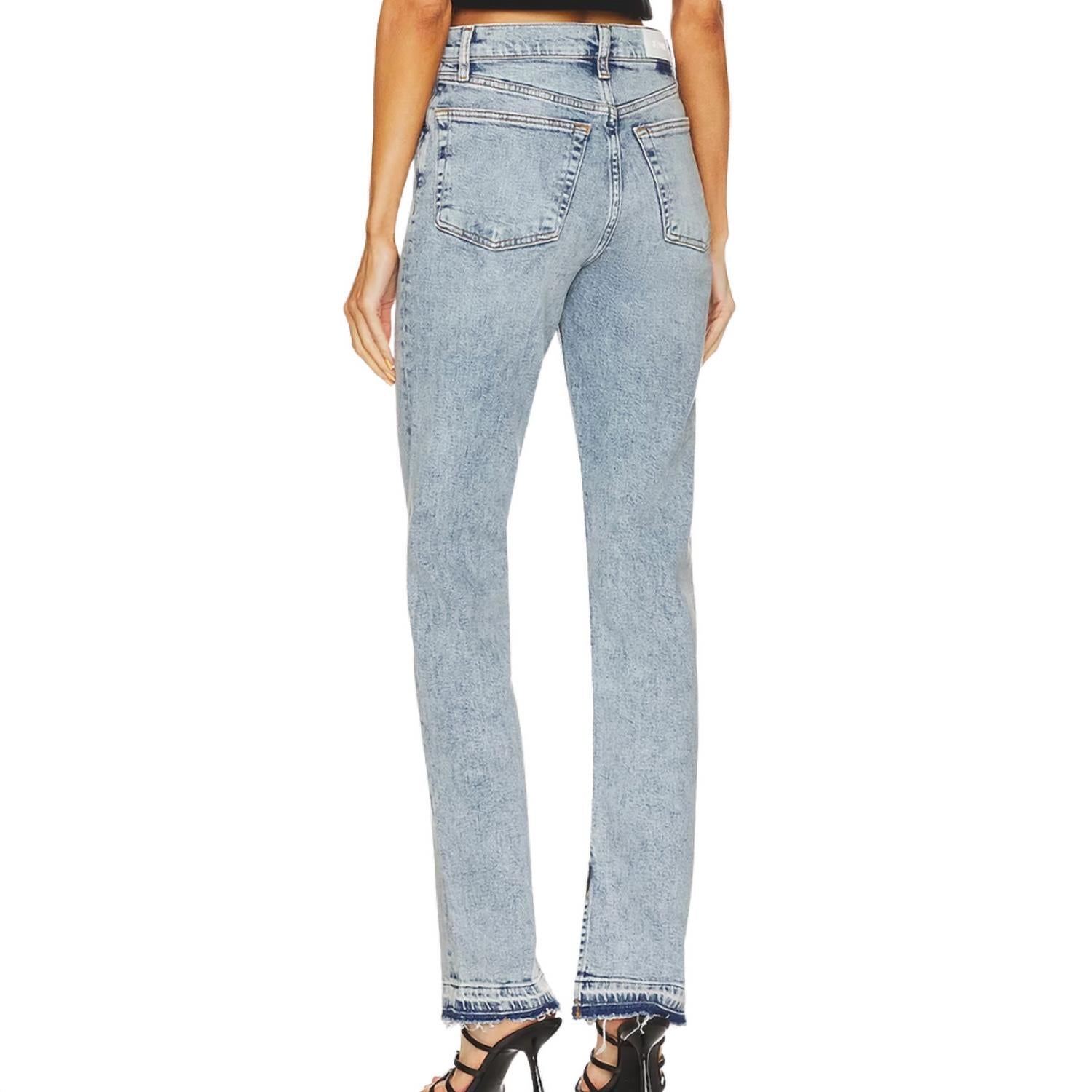 Re/Done - Women's 70s High Rise Skinny Boot Jeans