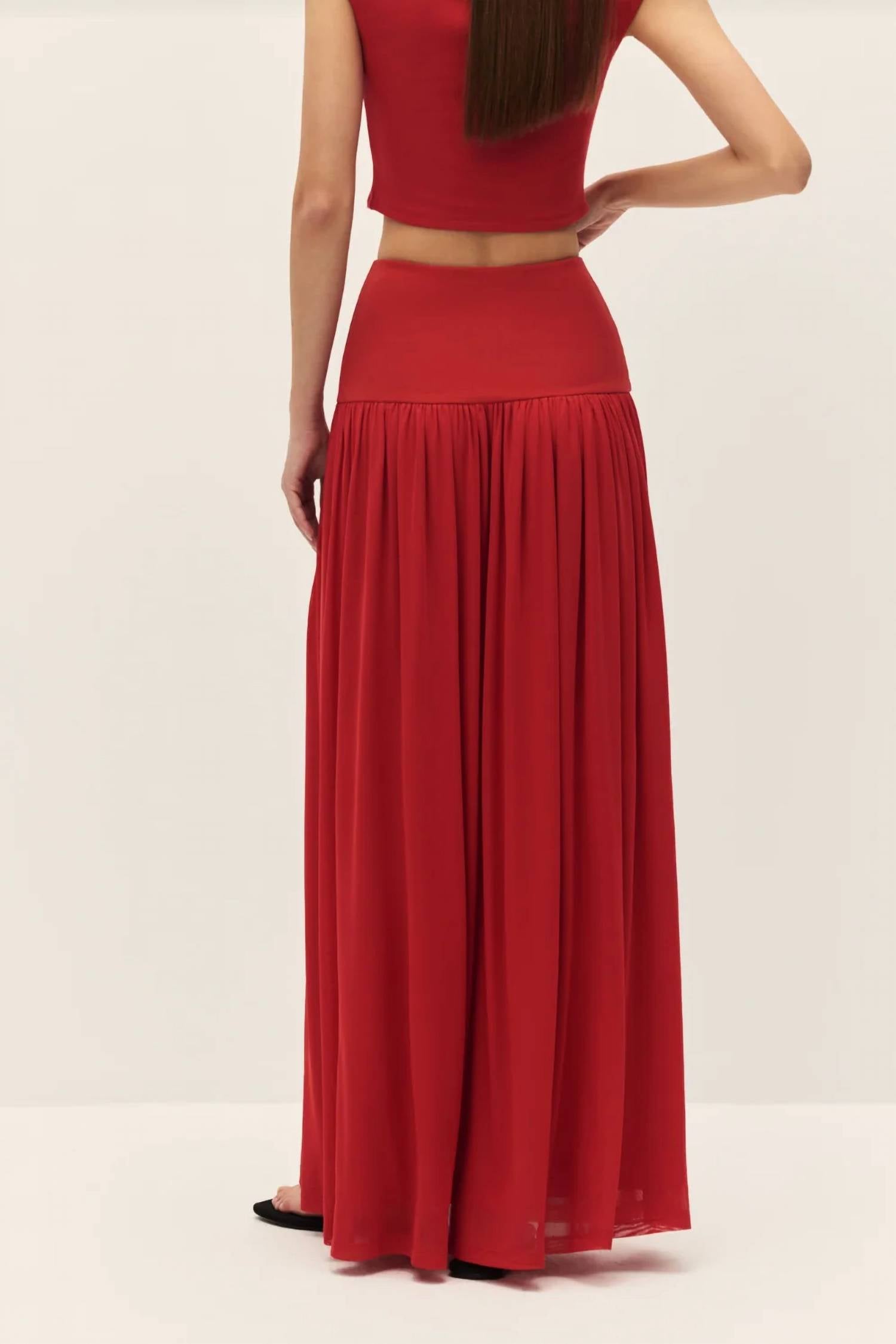 Elodie - Darya Knit Maxi Skirt