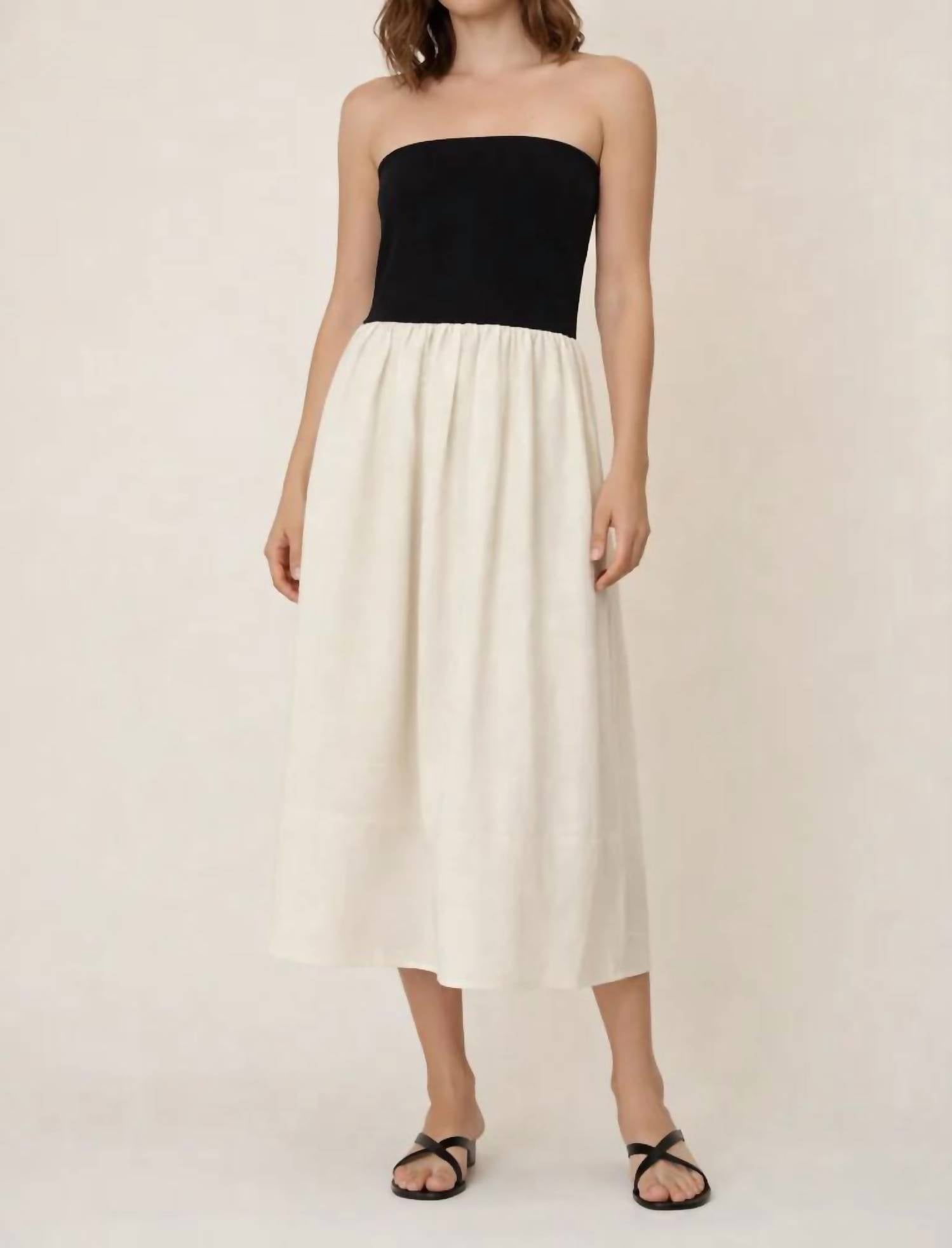 Blu Pepper - Two Toned Midi Dress