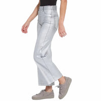 Lysse - Metallic Coated Wide Leg Coated Jean