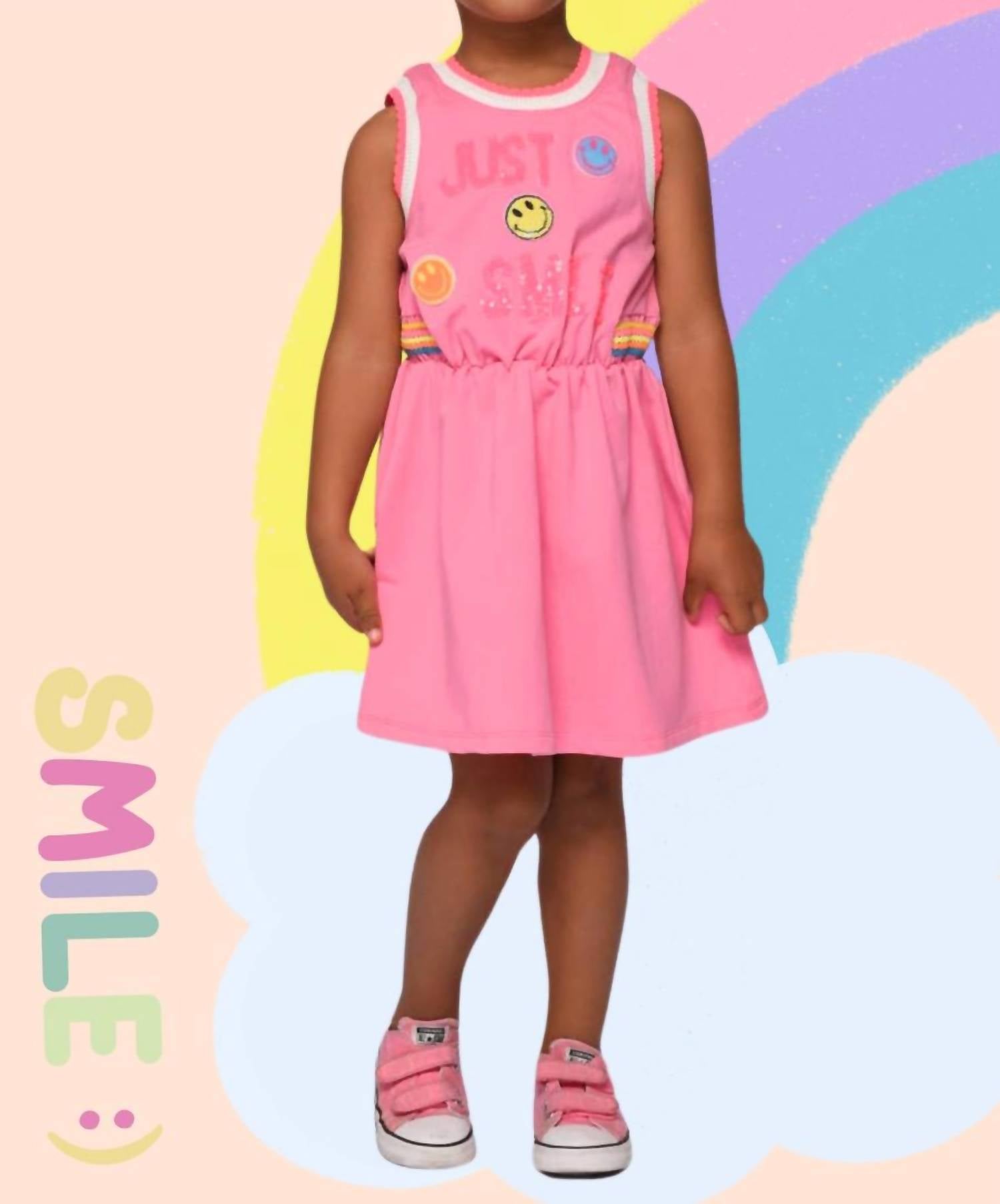 Hannah Banana - Girl's Sequin Emoji Face Dress