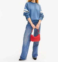 Clare V. - Oversized Varsity Sweatshirt