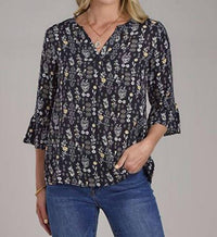 Roper - Vintage Floral Bell Sleeve Pullover Shirt