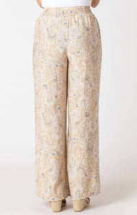 Dex - Spring Paisley Wide Leg Flowy Pants