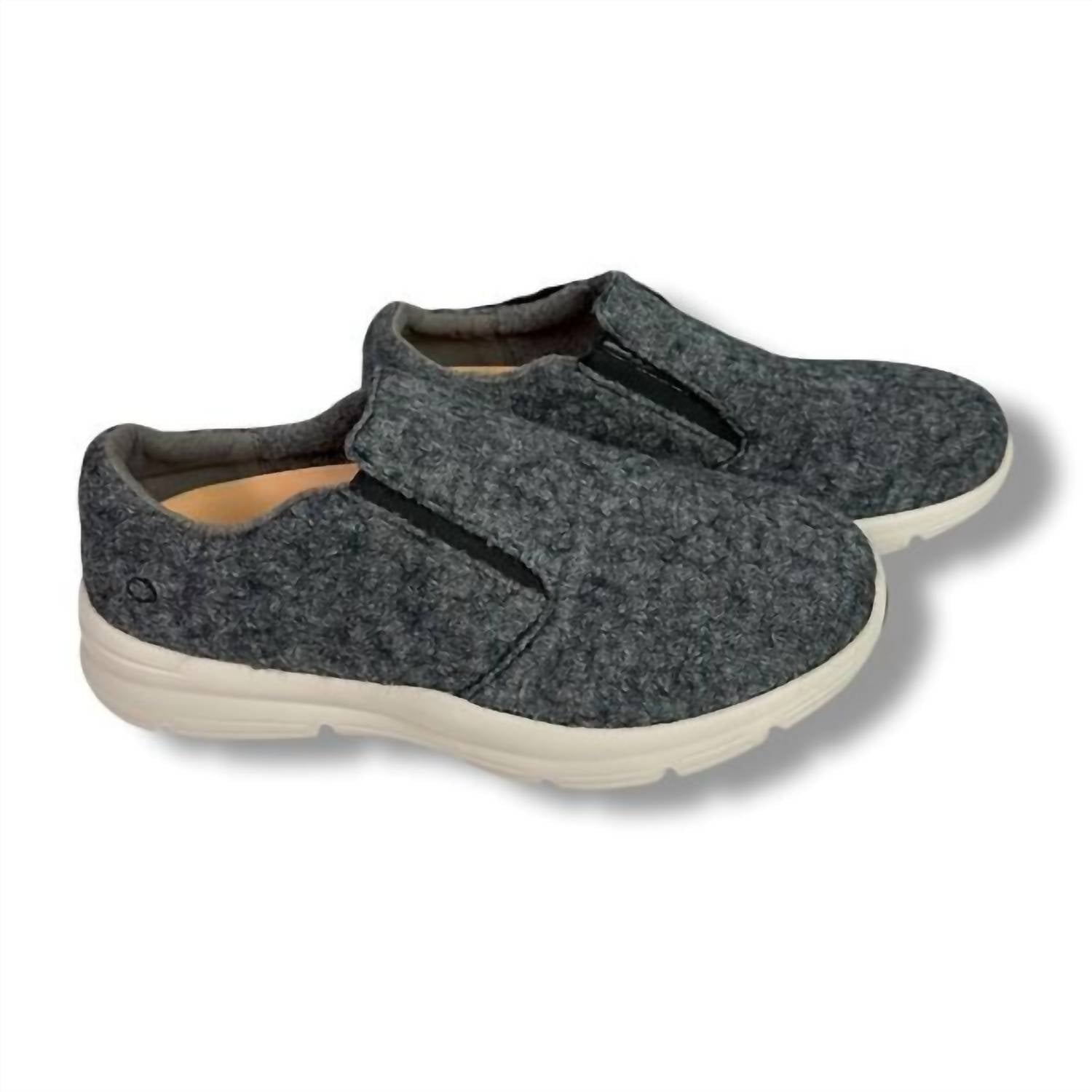 Dr. Comfort Shoes Women's Meadow Athletic Casual Shoe in grey - women's shoe - detail view
