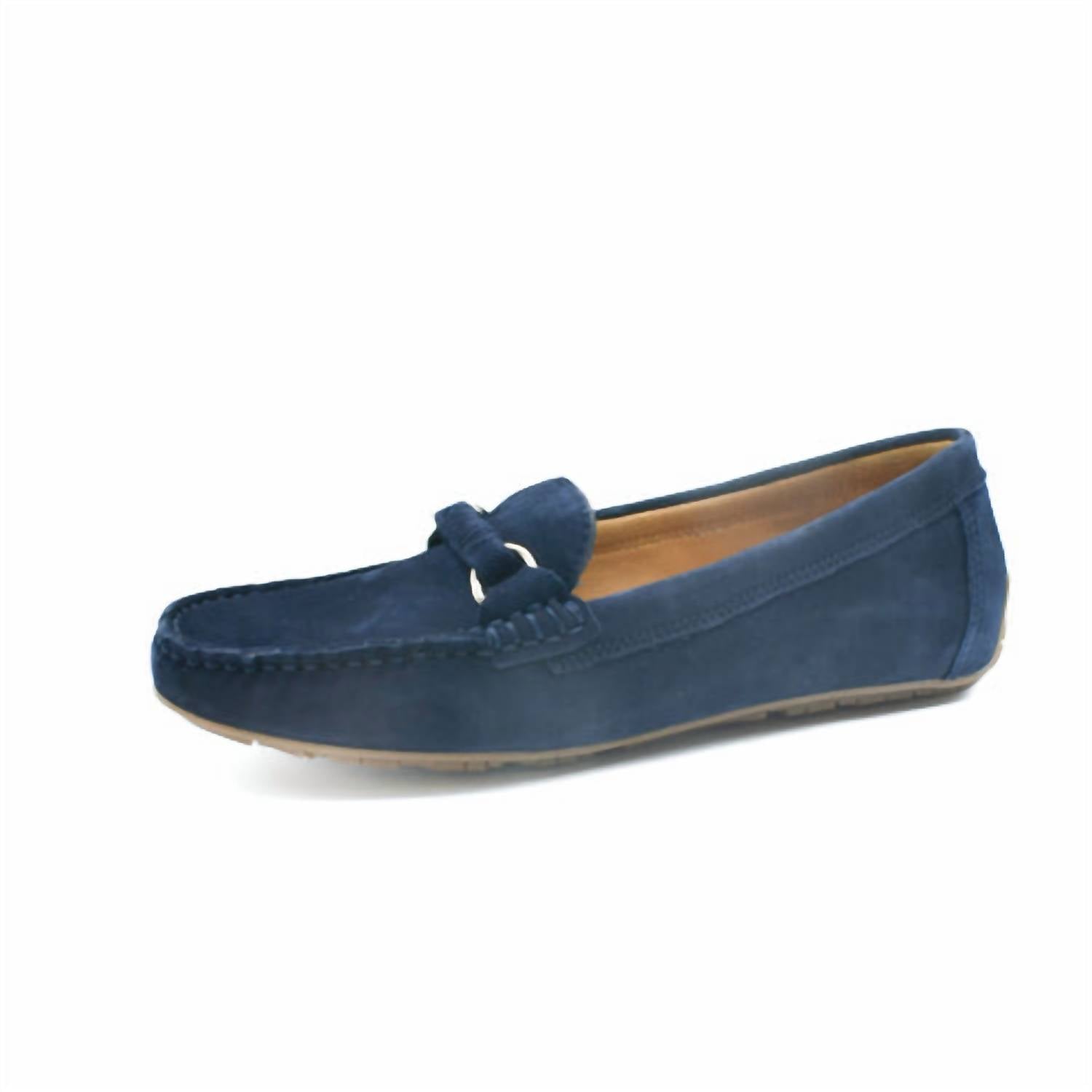 The FLEXX Women's Lionel Loafer in navy - women's flats