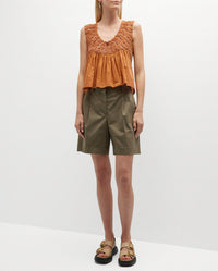 THE GREAT. Soliel Top in canyon - women's tank top