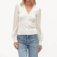 Six/Fifty - Celeste Mixed Media Top