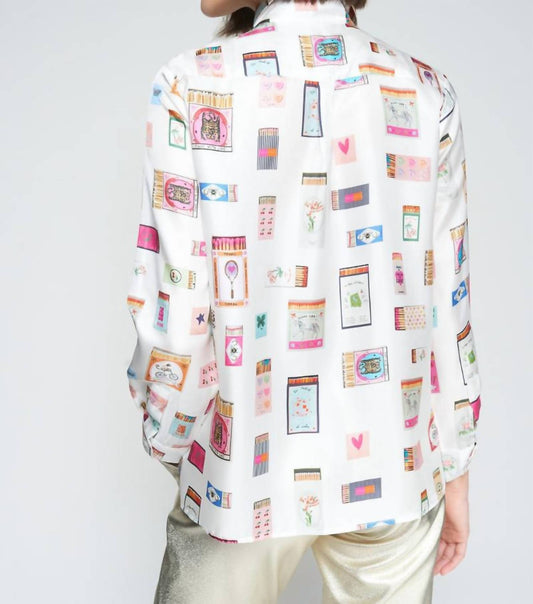 Vilagallo - Tea Cerilas Print Blouse