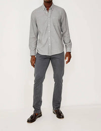 Rails Vance Long Sleeve Button Down Shirt in navy rope stripe - men's shirt - alternate view