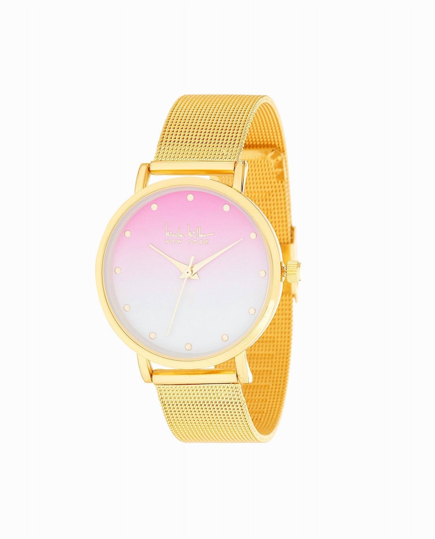 Nicole Miller - Women's Stainless Steel Bracelet Watch - 35mm