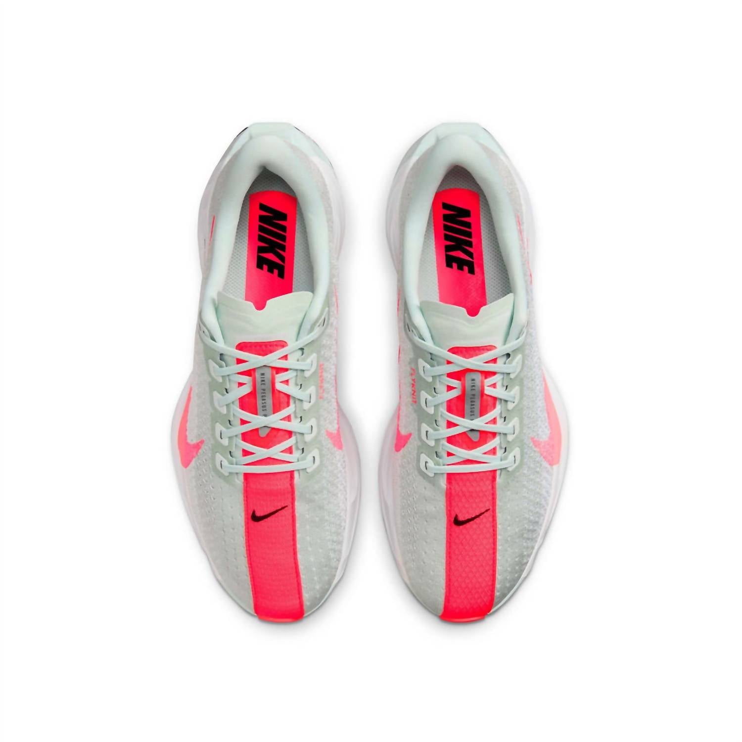 NIKE Women's Pegasus Plus Shoe in barely grey hot punch white black - women's shoe - alternate view