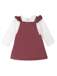 Viverano Organics - Girl's Giraffe Elephant Buddy Tunic Dress And Bodysuit