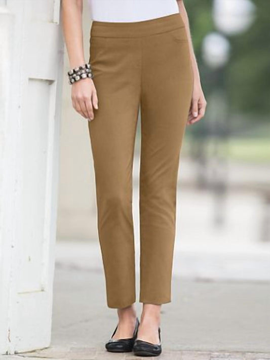 Slimsation By Multiples - Wide Band Ankle Pants