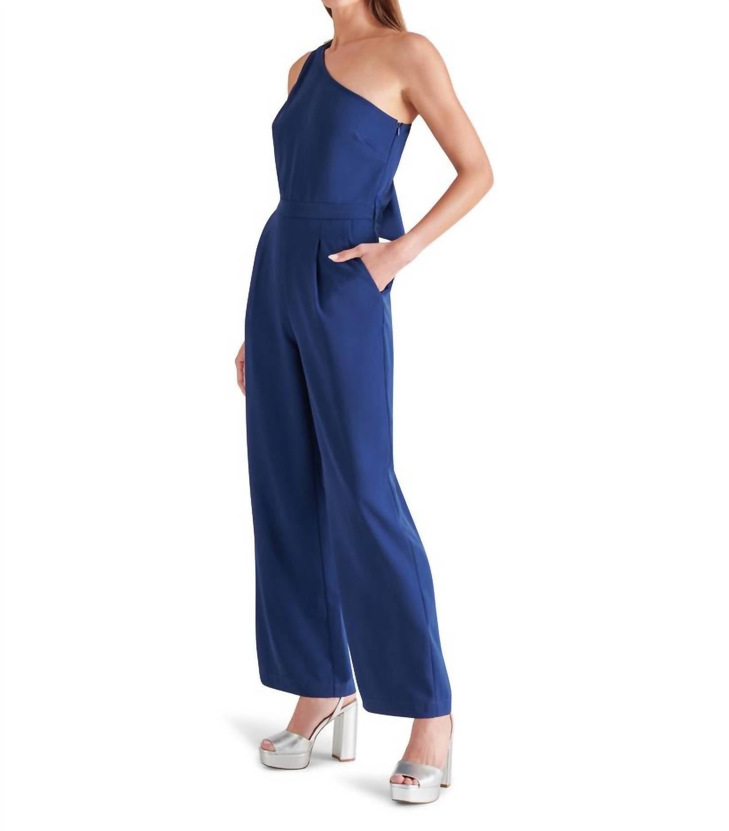 STEVE MADDEN Esmeralda Jumpsuit in medie blue - women's pants - view 5