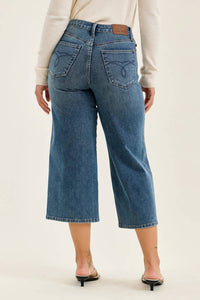 Judy Blue - High Waisted Dottie Wide Crop Jeans